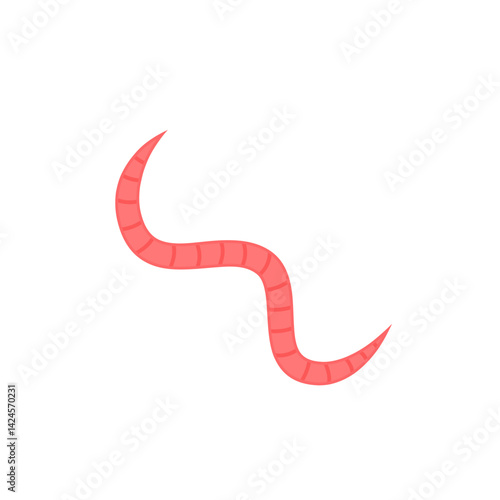Intestinal Parasitic Worm Icon 