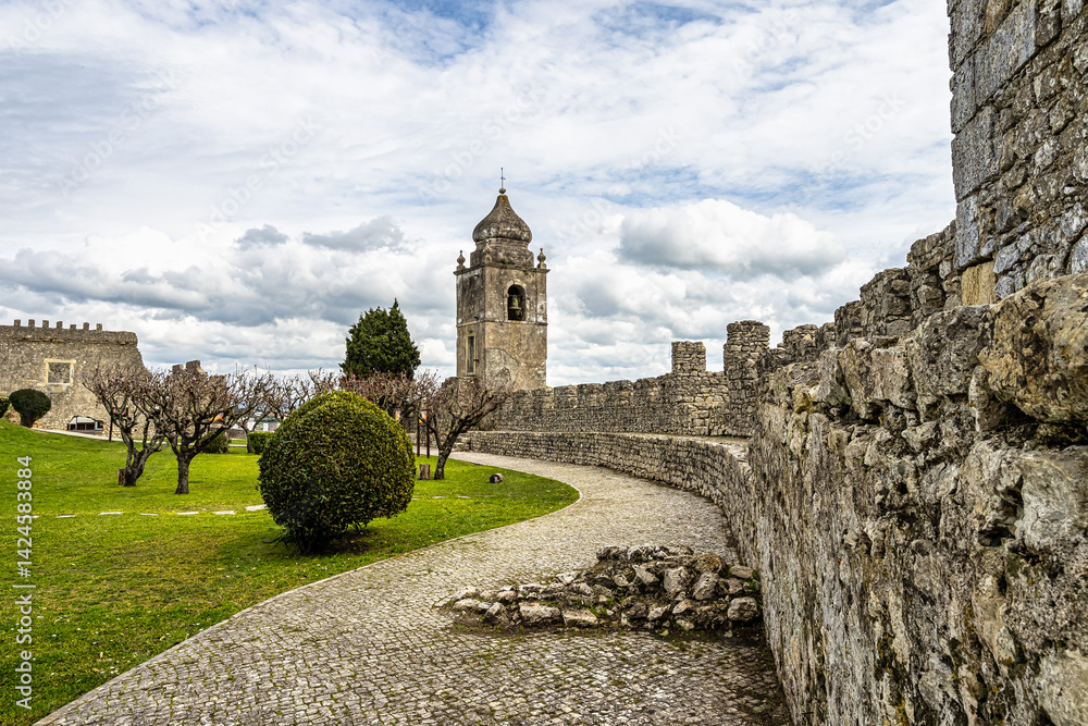 Church of Santa Maria da Alcacova in Castle of Montemor-o-Velho town, Coimbra District of Portugal