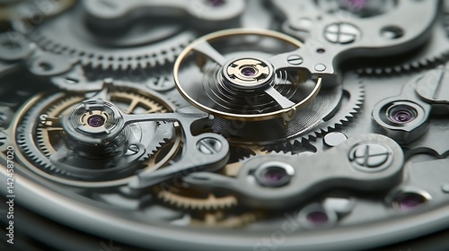 Wallpaper Mural Intricate clockwork mechanism detail Torontodigital.ca