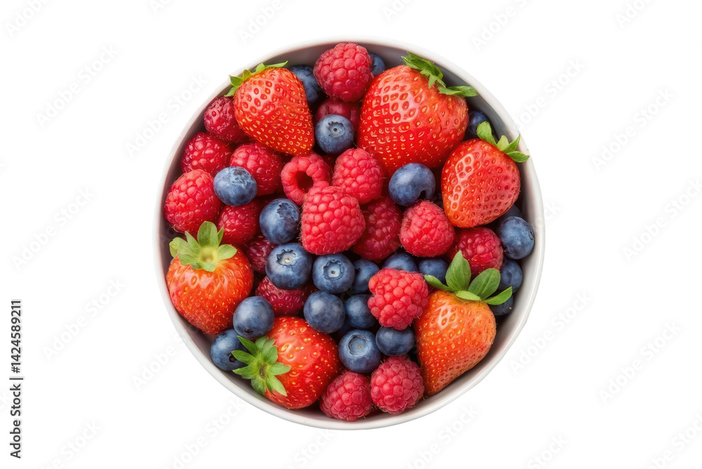 Fresh mixed berries in a bowl perfect for summer desserts and healthy snacks with vibrant colors and rich flavors Fresh mixed berries in a bowl perfect for summer desserts and healthy snacks with vibrant colors and rich flavors