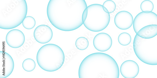 Soft light white paper circles geometric design. Modern seamless and retro pattern design background for report and project presentation. Abstract background with circle. circle shape overlap design