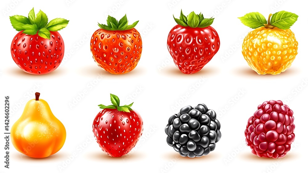 Juicy fruits collection Juicy fruits collection