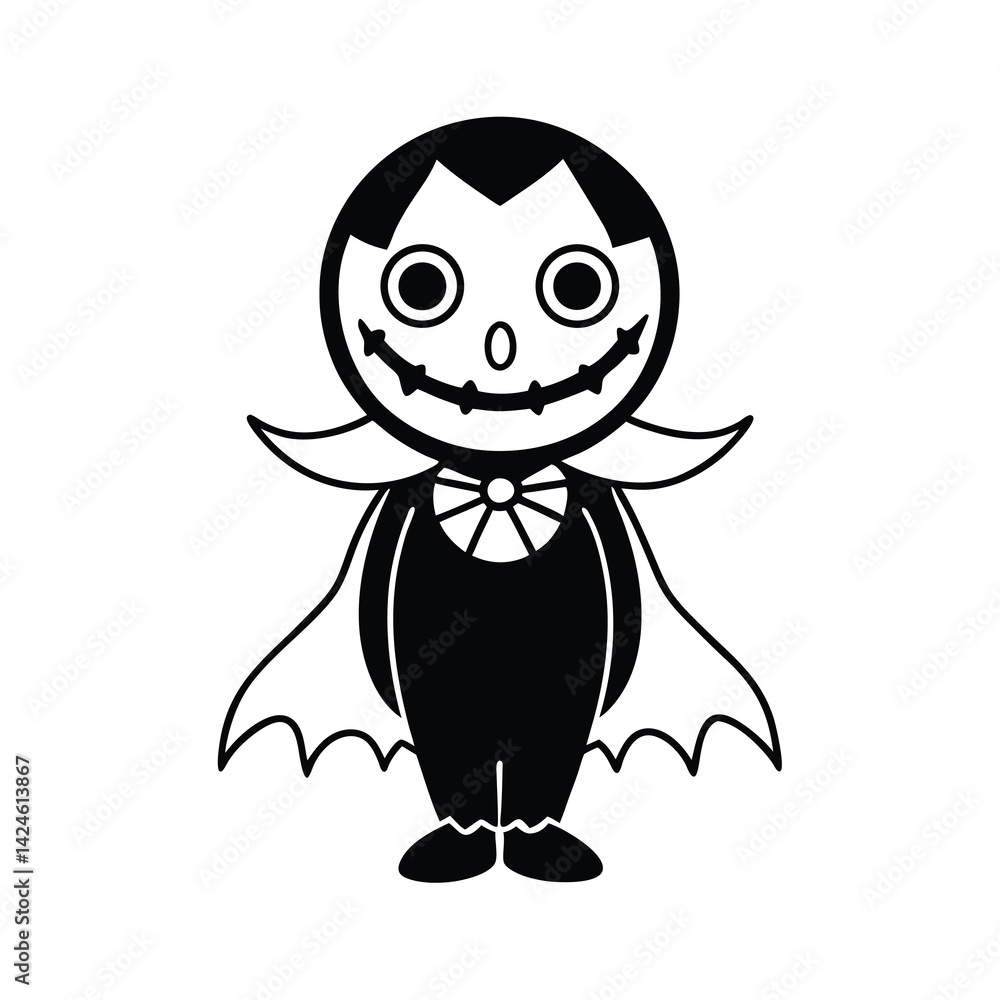 Obraz premium Creepy Cute Halloween Character Collection 