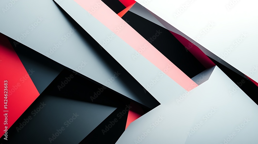 Modern geometric typography with sharp angles and contrasting colors, sleek and Modern geometric typography with sharp angles and contrasting colors, sleek and