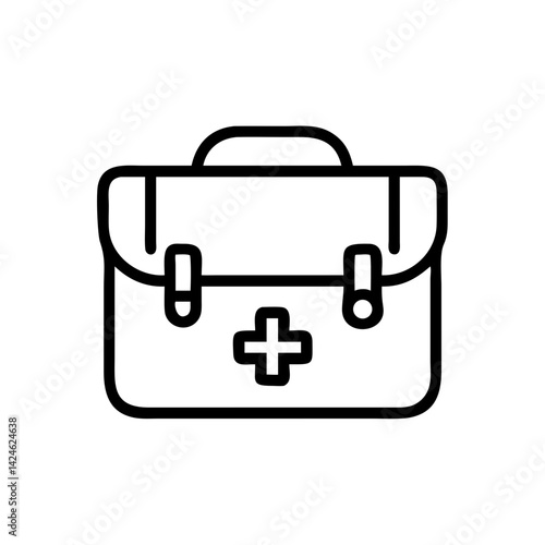 Icon of a doctorchest / first aid kit