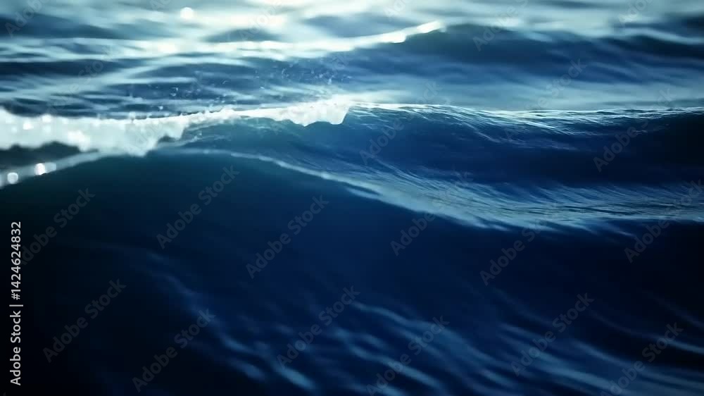 Deep Blue Ocean Waves Deep Blue Ocean Waves