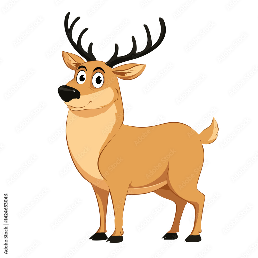 Vector illustration of a deer Vector illustration of a deer