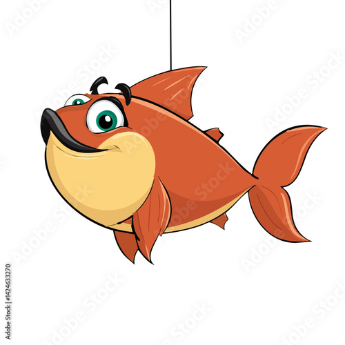 Vector illustration of a fish
