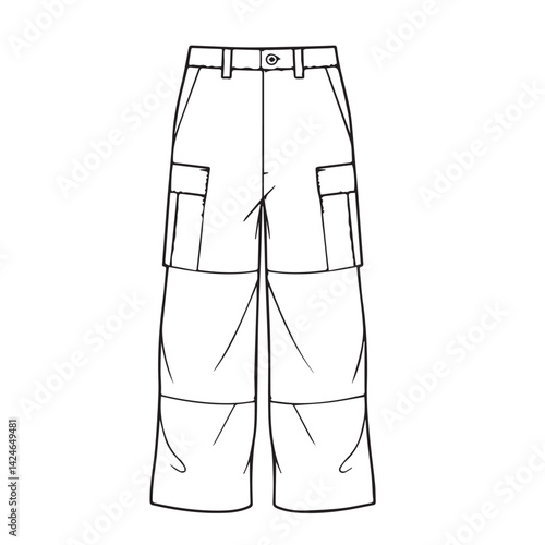 jeans pants pattern design in vector art