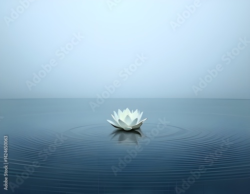 water lily in the water