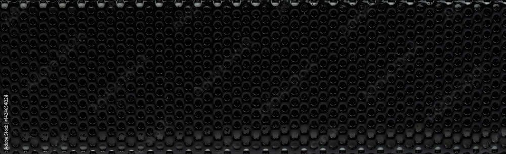 Black metal grill texture background