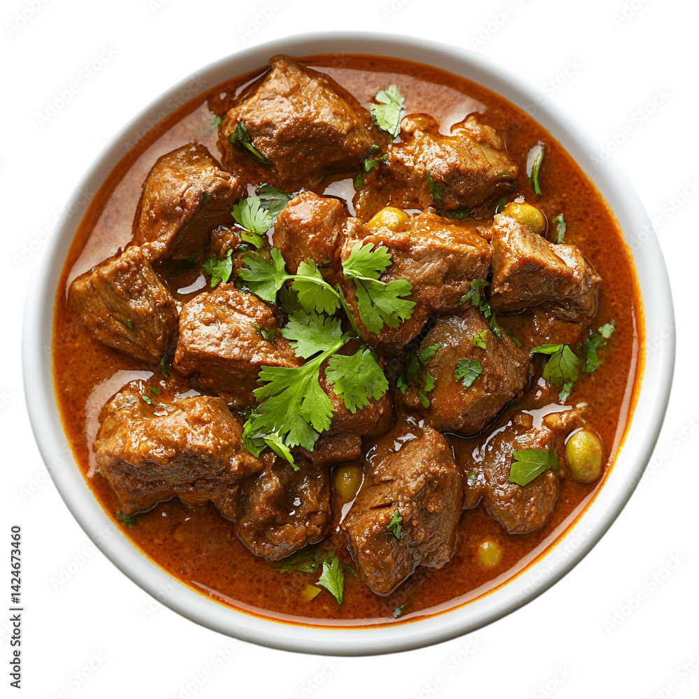 Delicious Lamb Curry in a Bowl Aromatic Spices and Herbs Delicious Lamb Curry in a Bowl Aromatic Spices and Herbs
