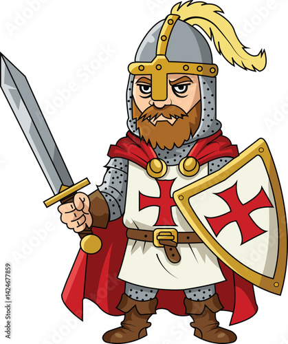 Cartoon Knight Templar