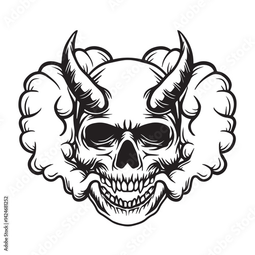 devil in vecor art