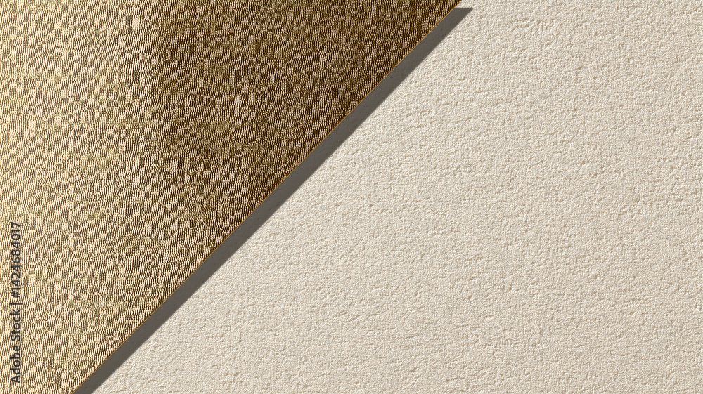 Fototapeta premium Matte cream and sand grain background with brushed metallic gold texture, minimal luxury surface for product packaging or elegant branding