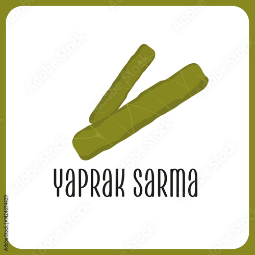 traditional turkish cuisine, stuffed vine leaves dish