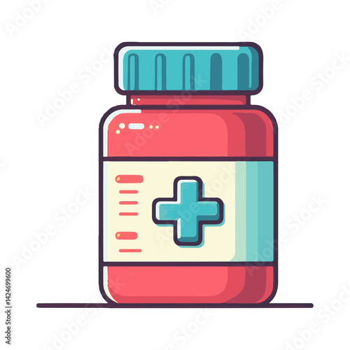 syrup medicine illustration design