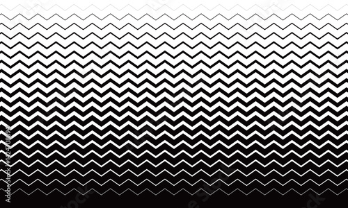 上向きのギザギザした線のハーフトーン