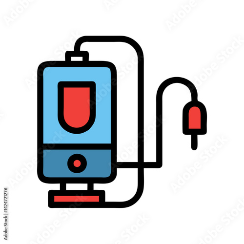Abstract vector icon of a smart air freshener