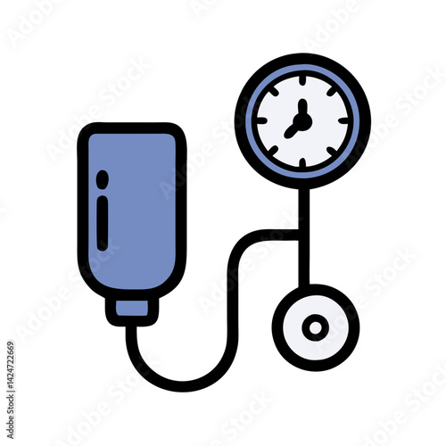 Time, Infusion, Pill Vector Icon Design for Health