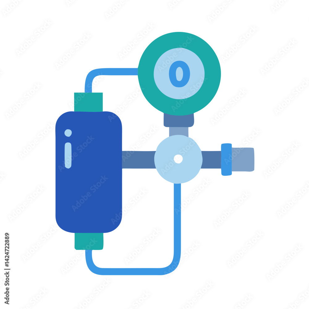 Zero pressure gauge with water filtration system design Zero pressure gauge with water filtration system design