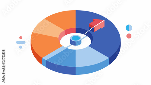 A pie chart showing the breakdown of gender representation in the field of psychotherapy with a significant dominance of male practitioners in certain.