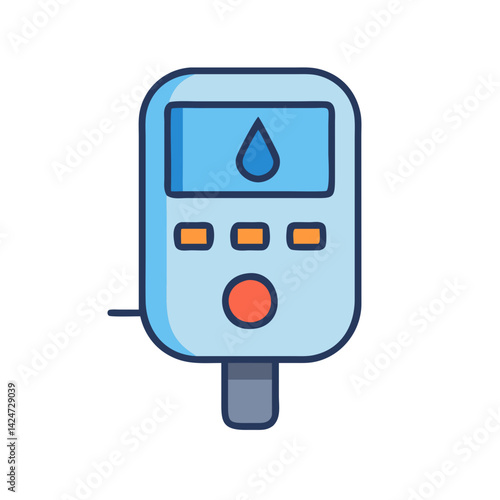 Blood glucose meter for diabetes, health monitoring