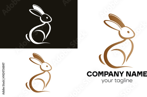 Bunny Logo Design for Organic Pet or Pet Shops