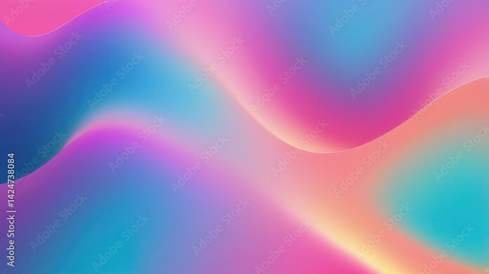 Obraz premium Neon gradient texture abstraction