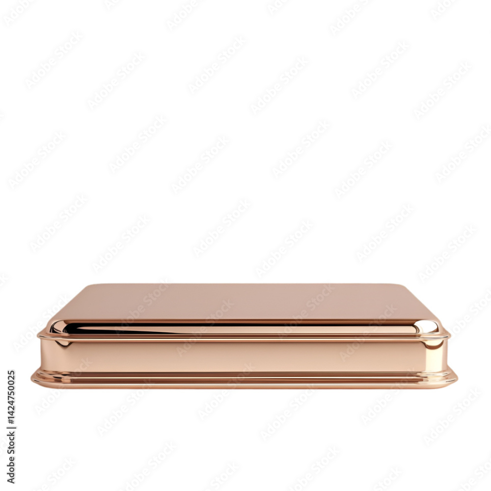 Rose Gold Rectangular Box Luxury Product Display Stand Rose Gold Rectangular Box Luxury Product Display Stand