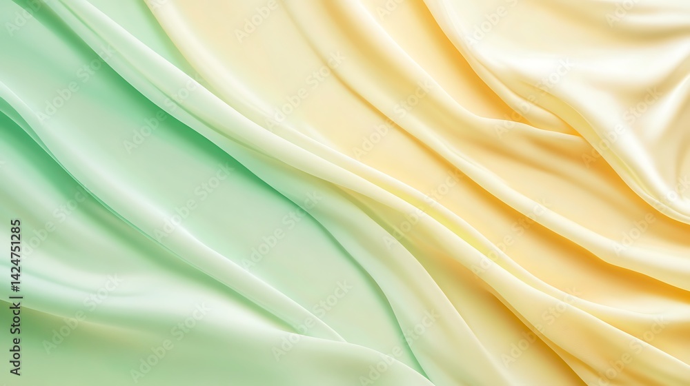 Fototapeta premium Pastel Silk Fabric Drape.