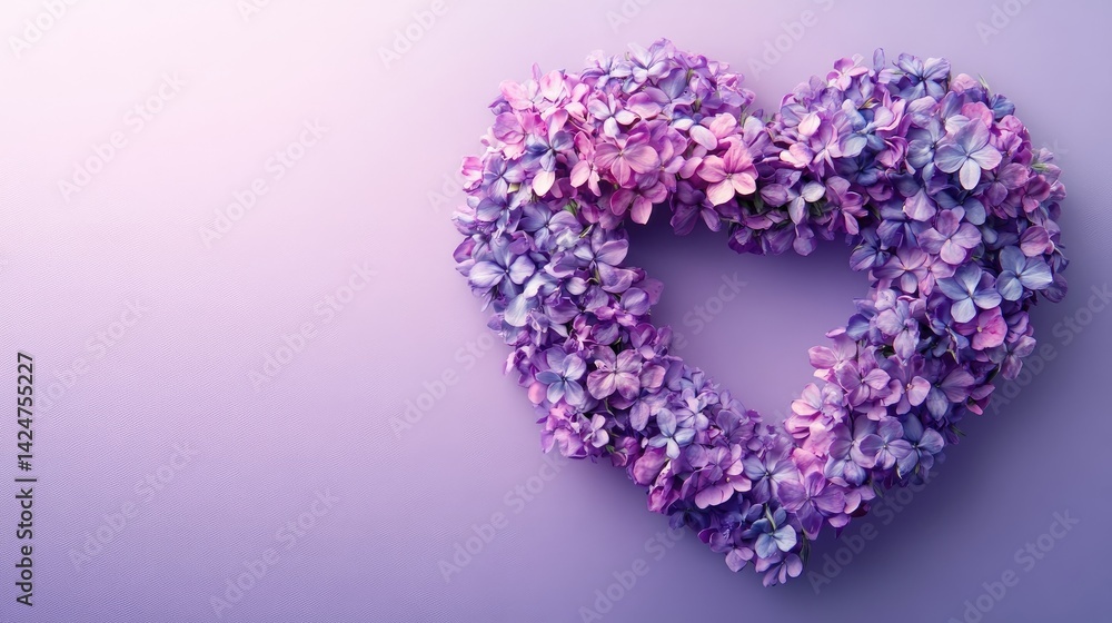 World Cancer Day banner, February 4th, on flat lay purple background.