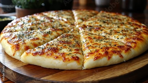 Wallpaper Mural Delicious Cheese Pizza Ready to Serve Torontodigital.ca