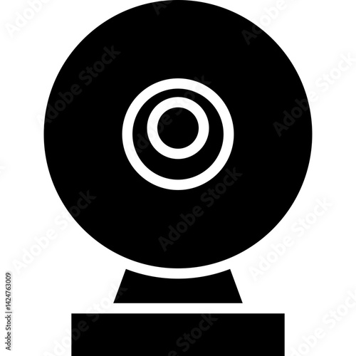 Round Webcam Icon