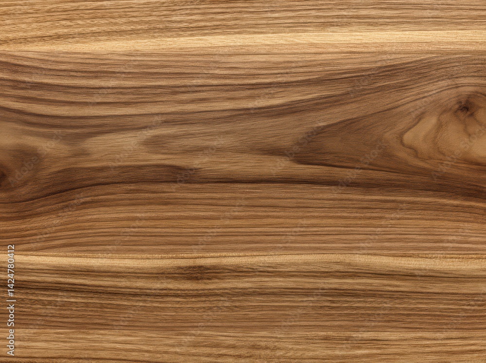 Fototapeta premium solid walnut wood texture, a seamless background with visible grain and natural patterns