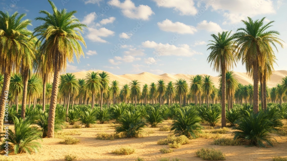 Obraz premium Oasis Scene