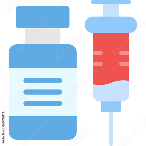 Vaccine Flat Icon