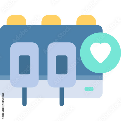 Defibrillator Flat Icon