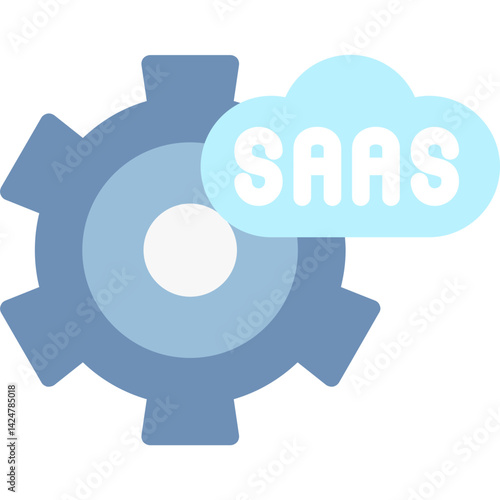 SaaS Flat Icon