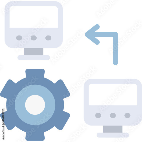 Cross-platform Flat Icon