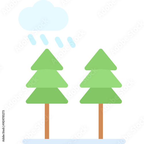 Rainforest Protection Flat Icon