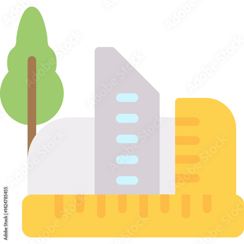 Landscape Design Flat Icon