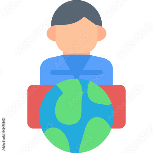 News Desk Flat Icon