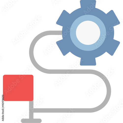 Success Strategies Flat Icon