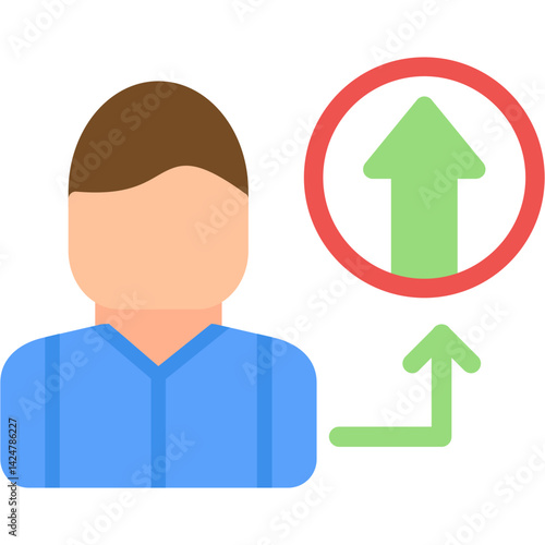Success Glow Flat Icon