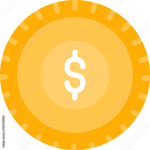 Coin Flat Icon