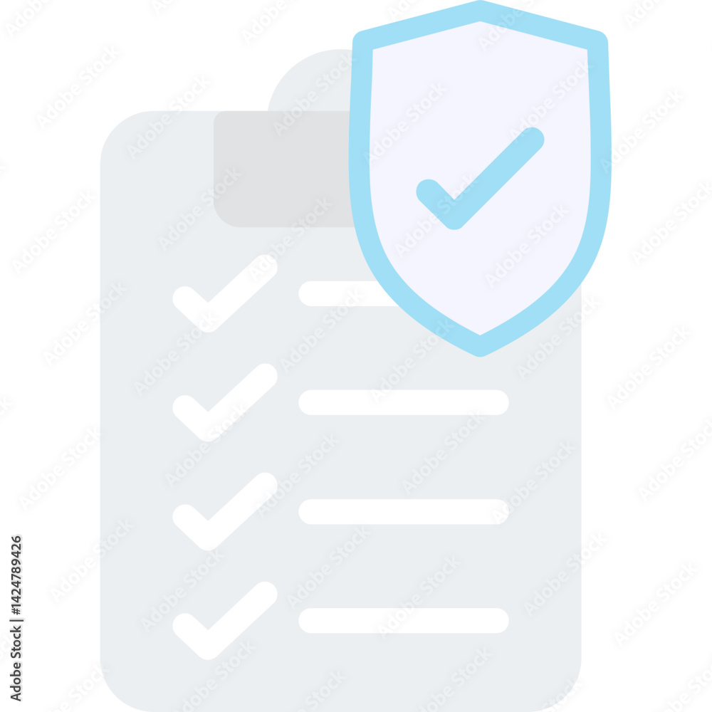 IT Policy Flat Icon IT Policy Flat Icon