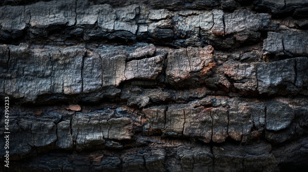 Dark tree bark texture Dark tree bark texture