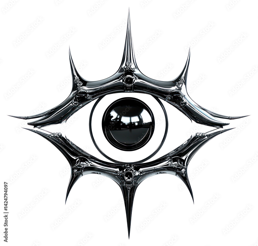 PNG An eye design illustration futuristic.