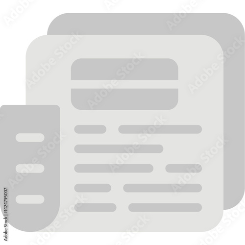 News Article Flat Icon